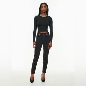 Aritzia Denim Forum The Yoko High Rise Slim 26W